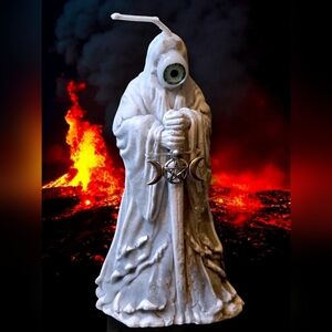 Witch candle to break spells, protection, wards off evil spirits. Wicca....